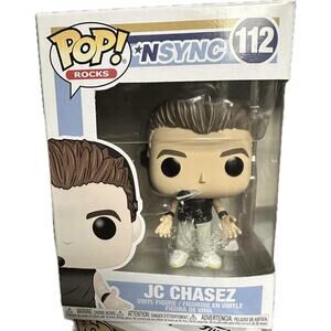 NSYNC - JC Chasez Funko Pop! Rocks 4" Vinyl Figure #112 VAULTED
